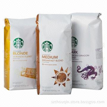 Paper Coffee Pouches, Various Color Printings, Popular Design